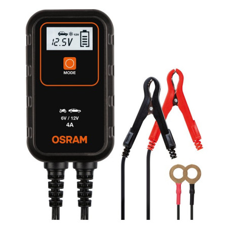 Akumulatora lādētājs digitāls 4.0A 6/12V OSRAM